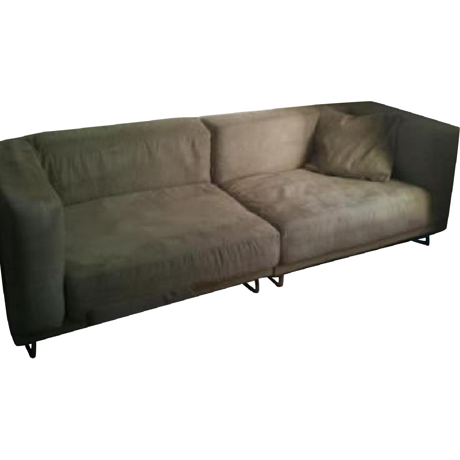 Housse De Canapé 3 Places Pour IKEA Tylösand - Tissu Beige Type Suédé, NEUVE